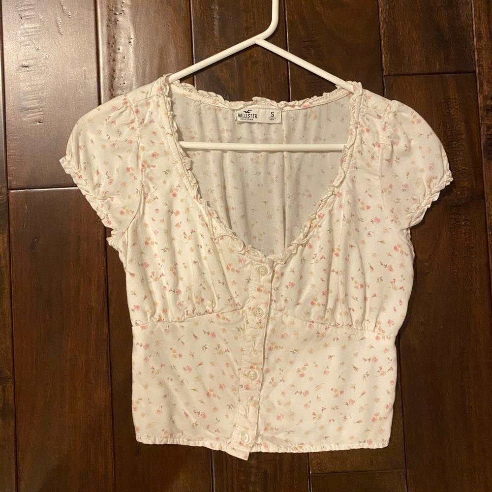 Floral crop top